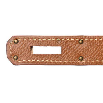 Hermes Courchevel Kelly Retourne 32 Gold 11 of 12