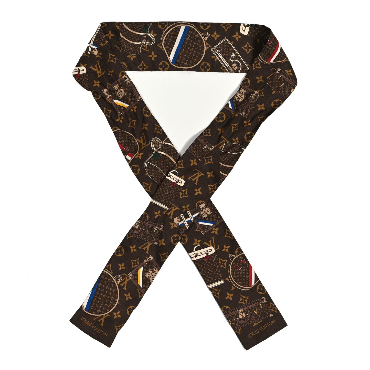 Silk Monogram Trunks Bandeau