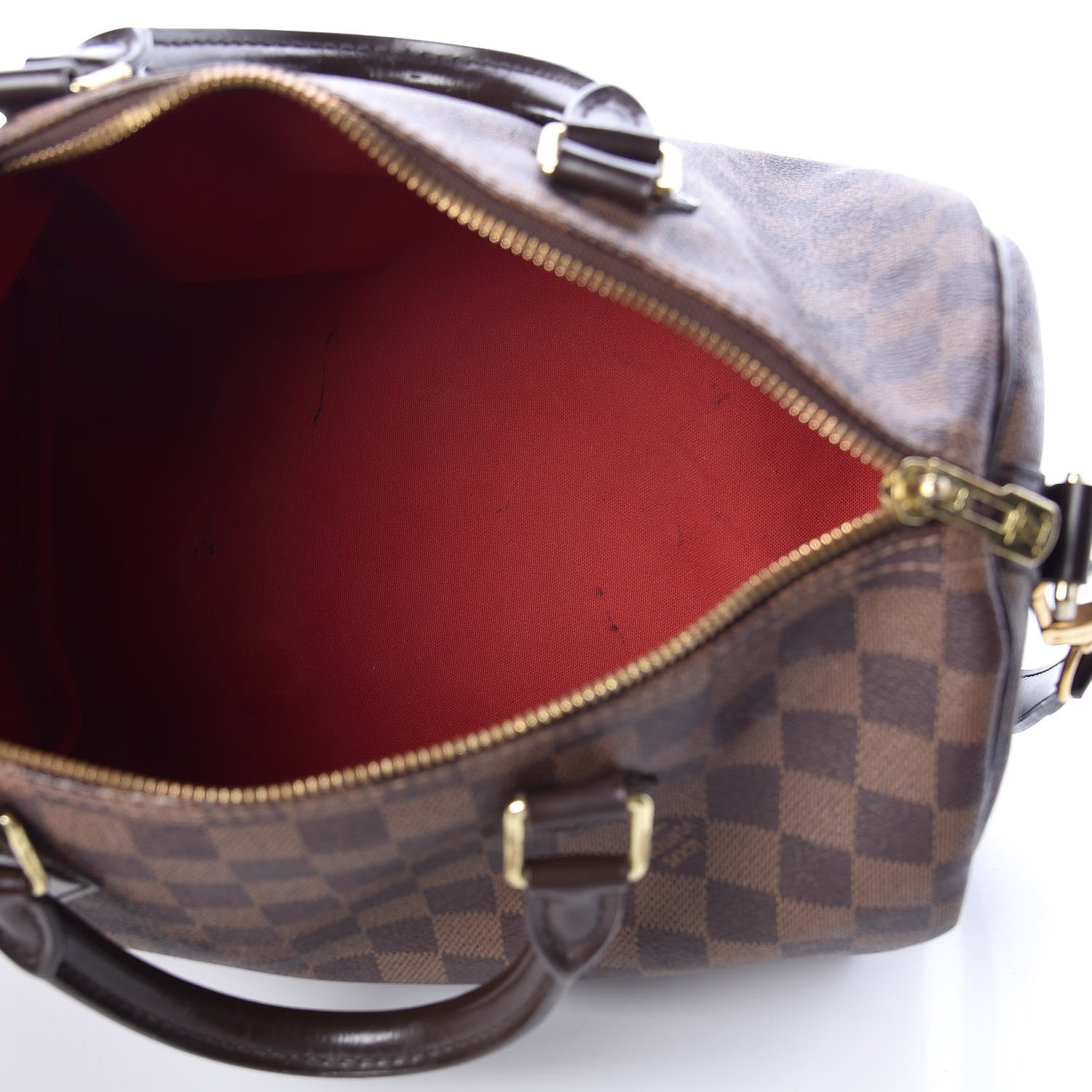 Louis Vuitton Damier Ebene Speedy Bandouliere 30 8 of 11