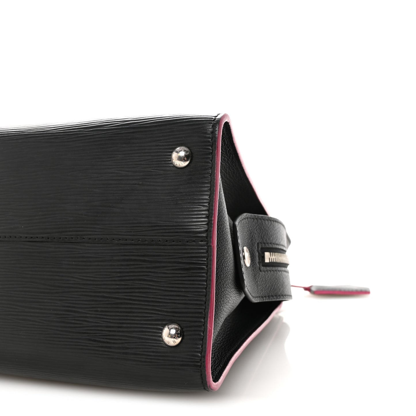 Epi Vaneau GM Black Hot Pink
