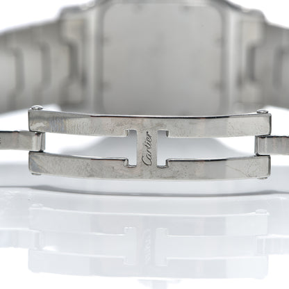 Cartier Stainless Steel 29mm Santos De Galbee Quartz Watch 7 of 10