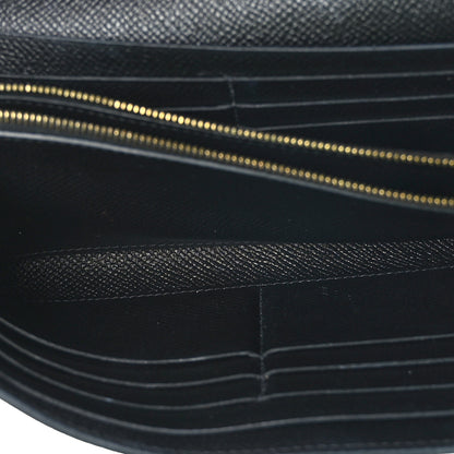 Hermes Epsom Kelly Longue Wallet Black 5 of 8