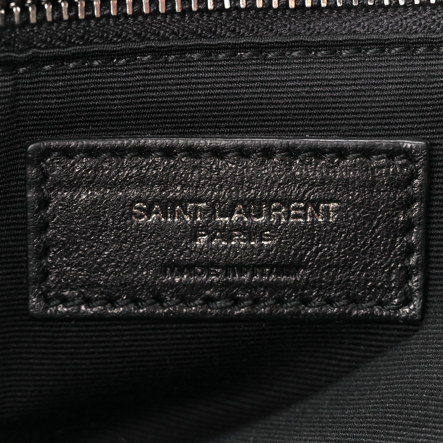 Saint Laurent Crinkled Calfskin Matelasse Monogram Medium Niki Chain Satchel Blanc Vintage 7 of 11