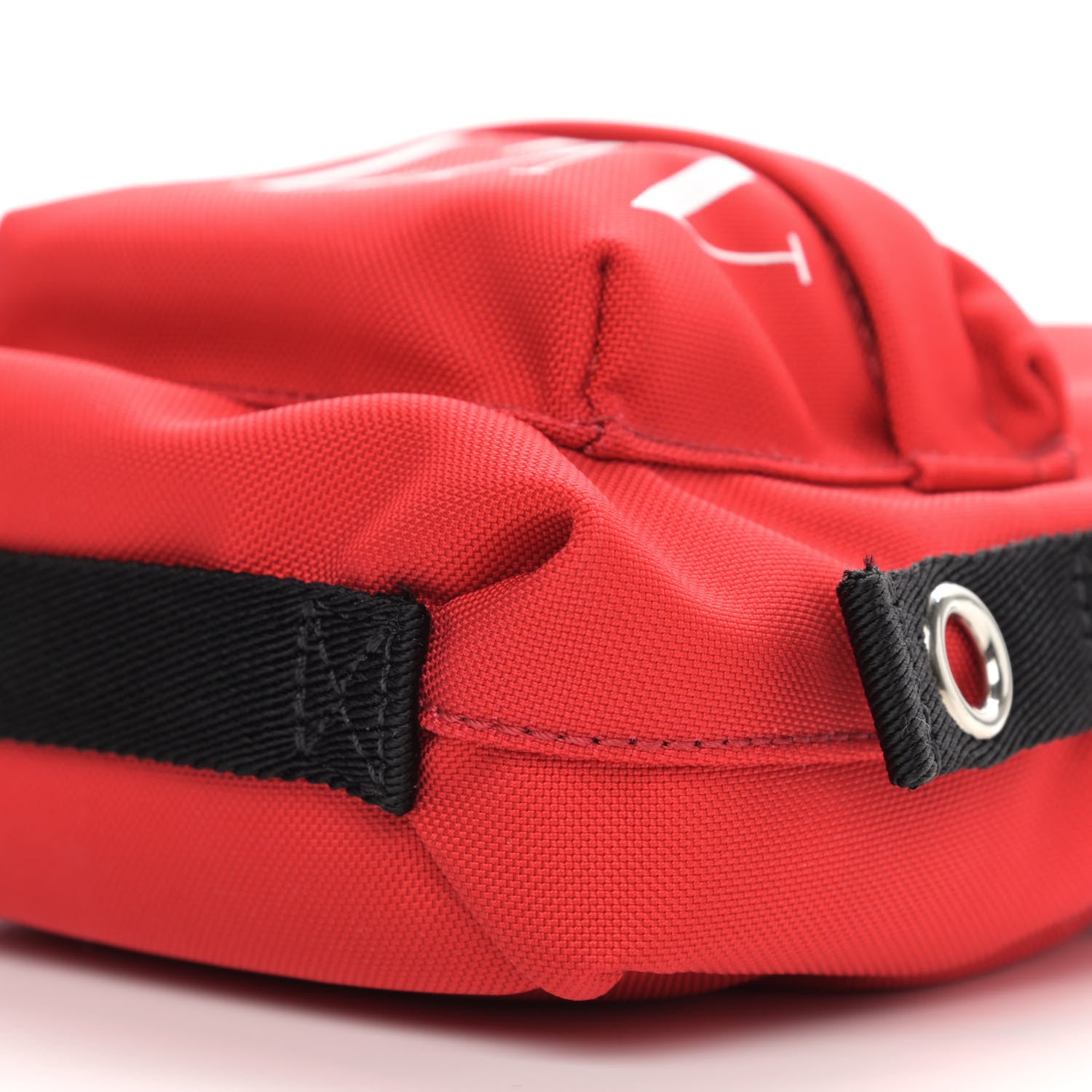Valentino Garavani Nylon VLTN Print Mini Backpack Red White 9 of 9