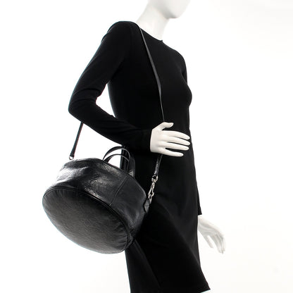 Balenciaga Agneau Arena Round Air Hobo Black 2 of 8