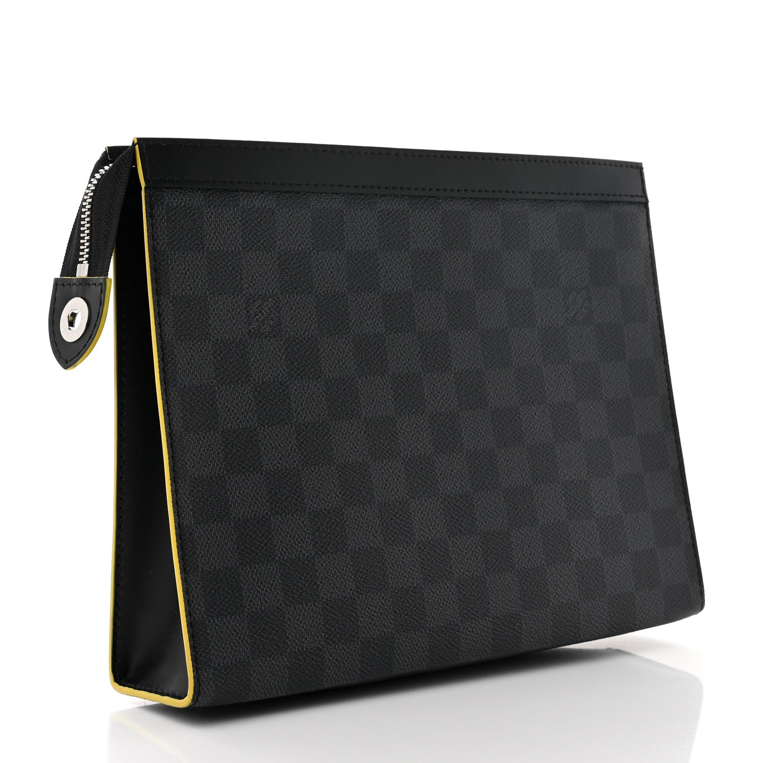 Louis Vuitton Damier Graphite Pochette Voyage MM Yellow 3 of 7