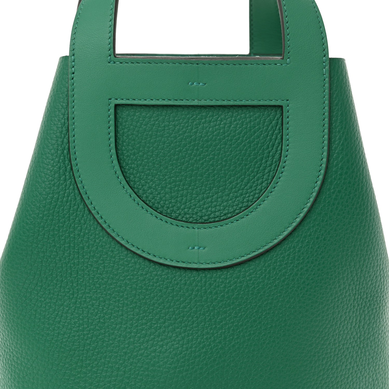 Hermes Taurillon Clemence Swift In-The-Loop 23 Bag Vert Vertigo 8 of 11