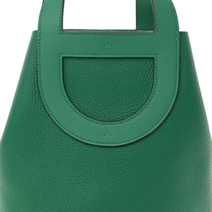 Hermes Taurillon Clemence Swift In-The-Loop 23 Bag Vert Vertigo 8 of 11