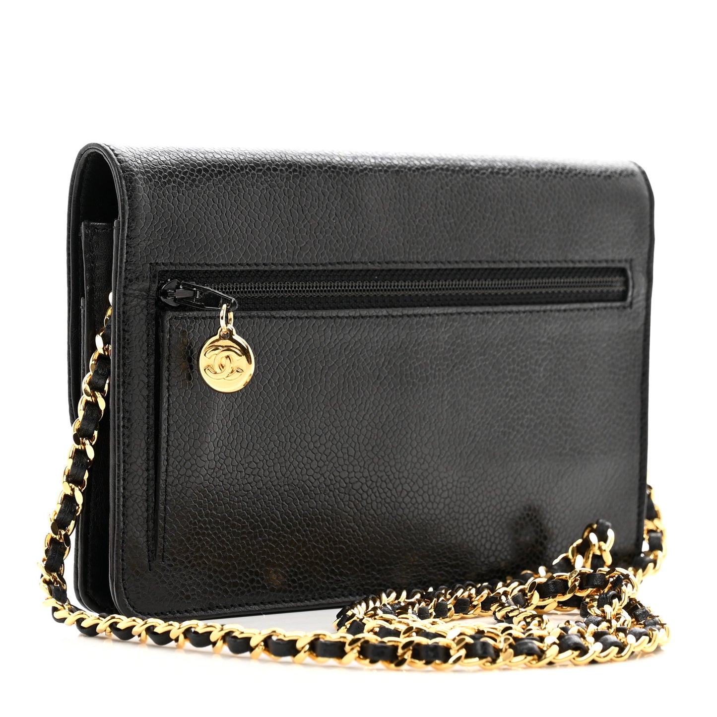 Caviar Timeless CC Wallet on Chain WOC Black