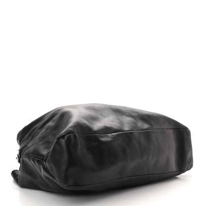 Gucci Calfskin Large Horsebit Chain Hobo Black 4 of 13