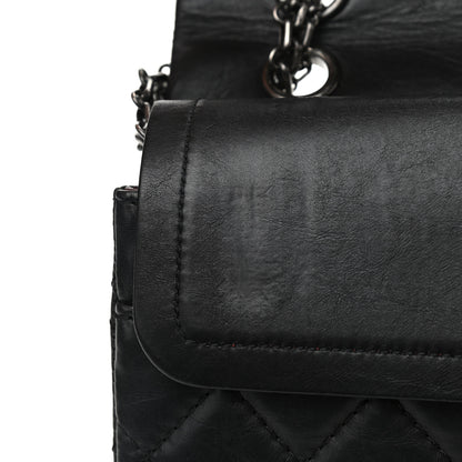 Chanel Aged Calfskin Quilted 2.55 Reissue 226 Flap Black 10 of 15