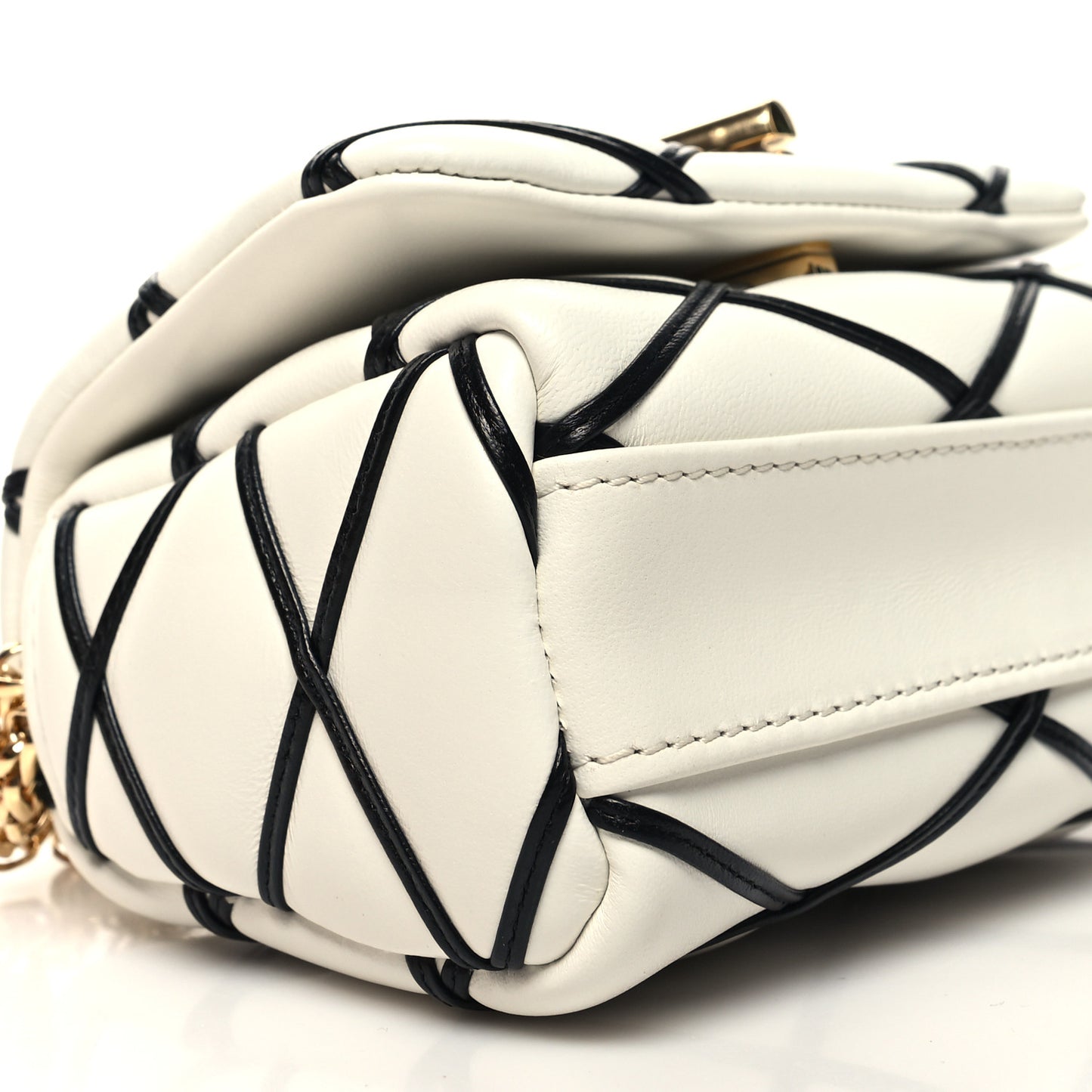 Lambskin Malletage Pico GO-14 White Black