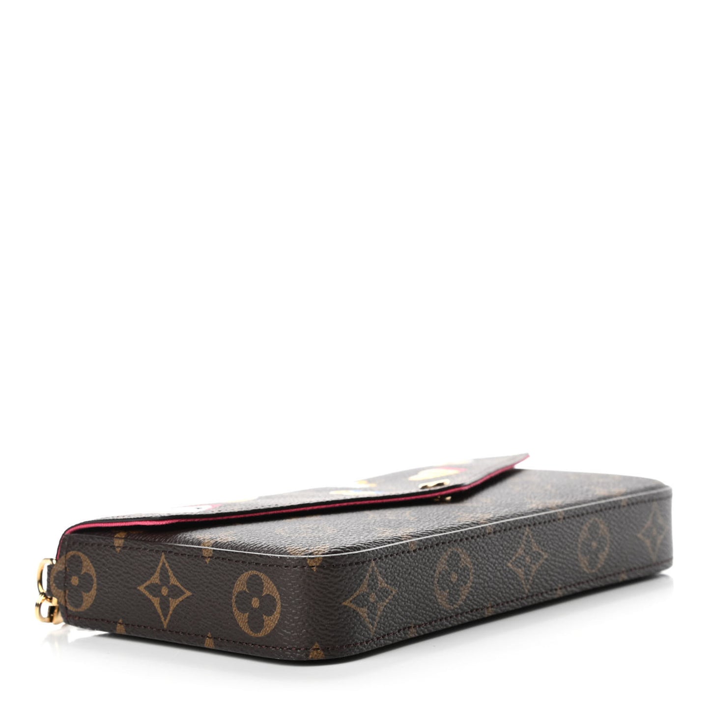 Monogram LV Love Lock Pochette Felicie Chain Wallet