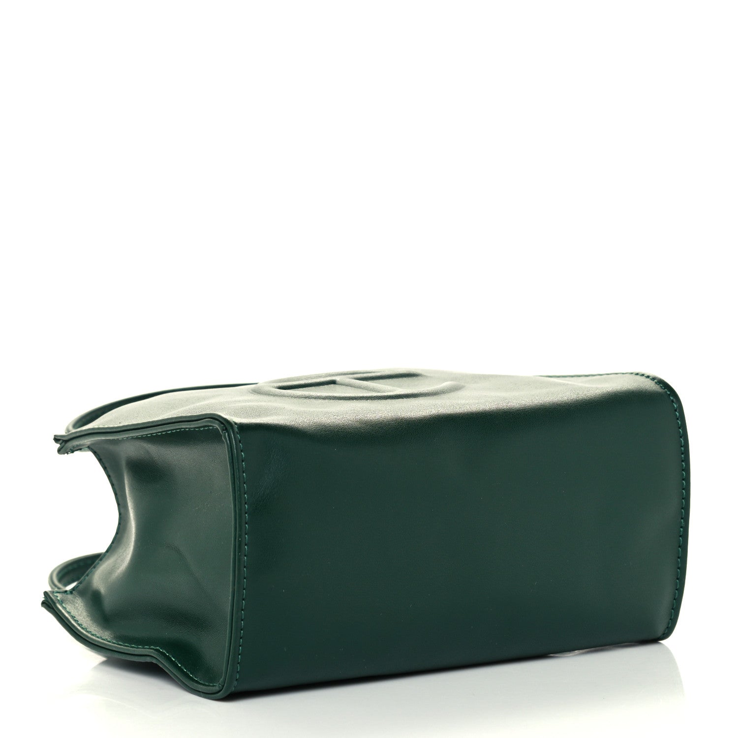 Telfar Vegan Leather Small Shopping Bag Dark Olive 4 of 10