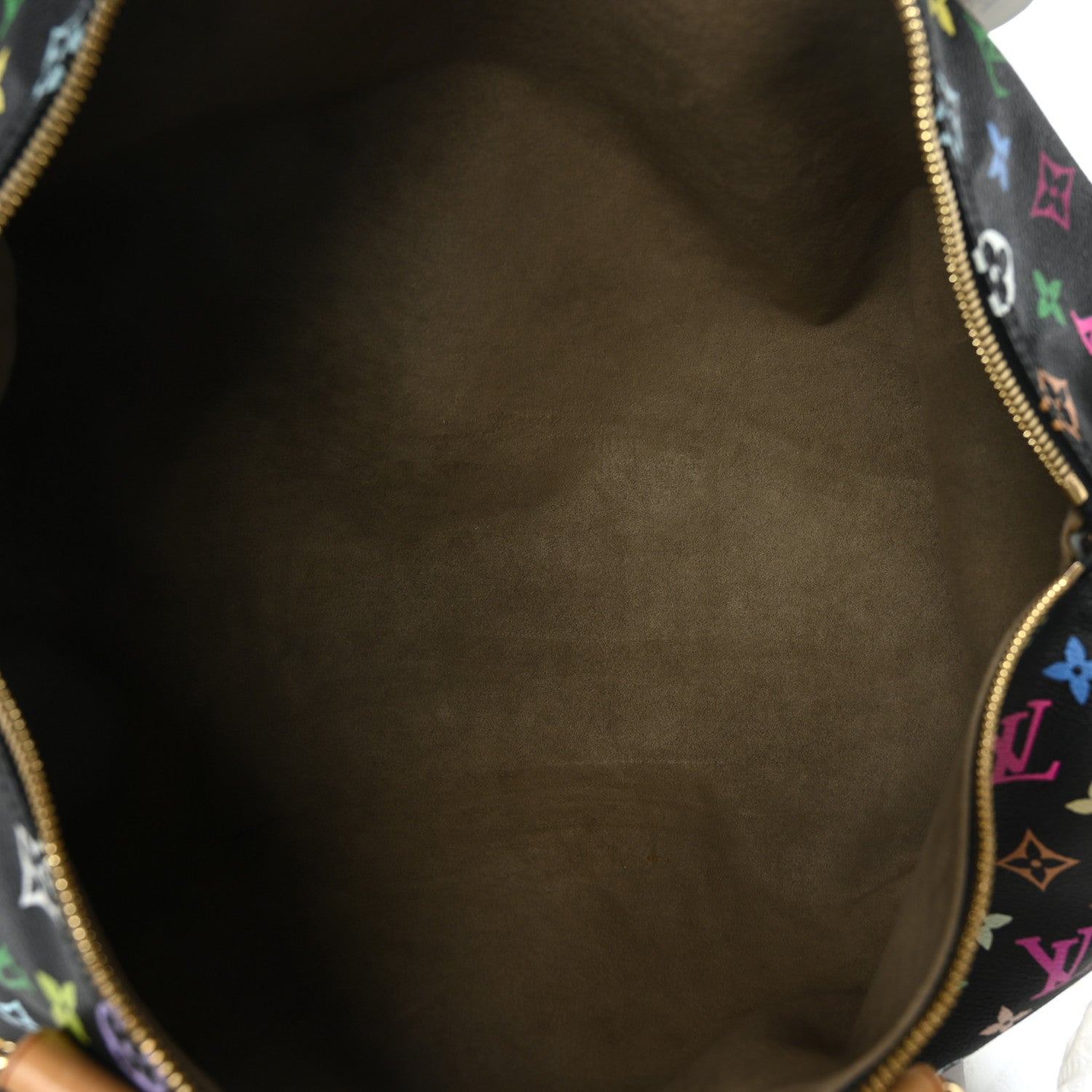Louis Vuitton Monogram Multicolor Keepall 45 Black 5 of 12