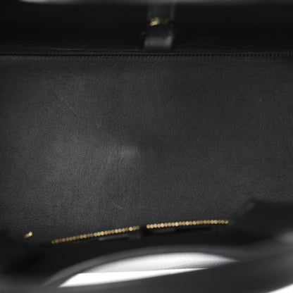 Salvatore Ferragamo Calfskin Small Hug Bag Black 5 of 10