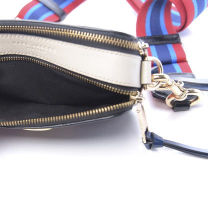 Marc Jacobs Saffiano Small Snapshot Camera Bag Navy Multicolor 6 of 12