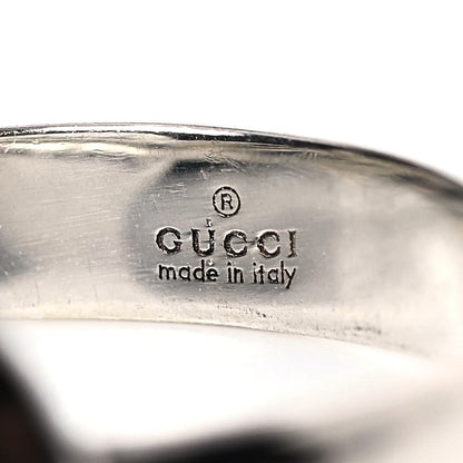 Gucci Sterling Silver Blind for Love Mystic Cat Ring 62 10 6 of 9
