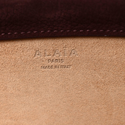 Alaia Nubuck Medium Le Click East West Bag Rouge Grenat 6 of 9