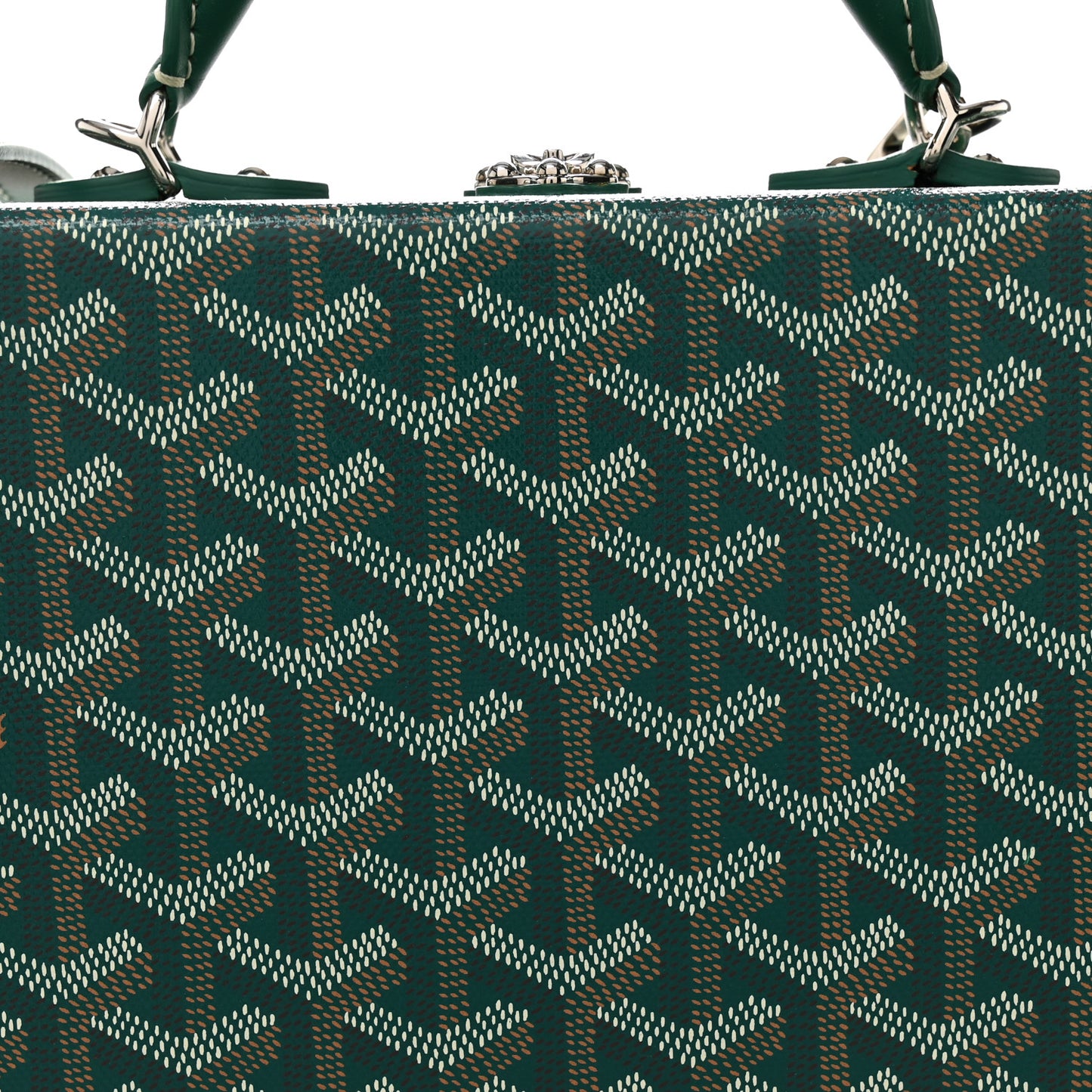 Goyardine Grand Hotel Trunk Bag Green