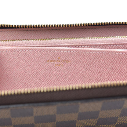 Louis Vuitton Damier Ebene Zippy Wallet Rose Ballerine 6 of 8