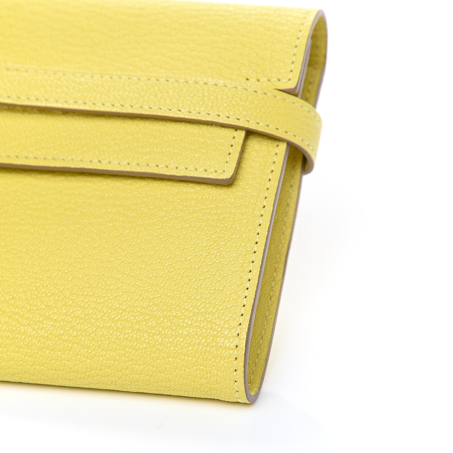 Chevre Mysore Kelly Longue Wallet Lime