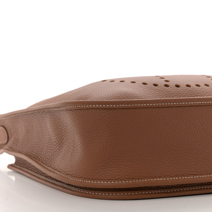 Hermes Taurillon Clemence Evelyne III GM Gold 9 of 11