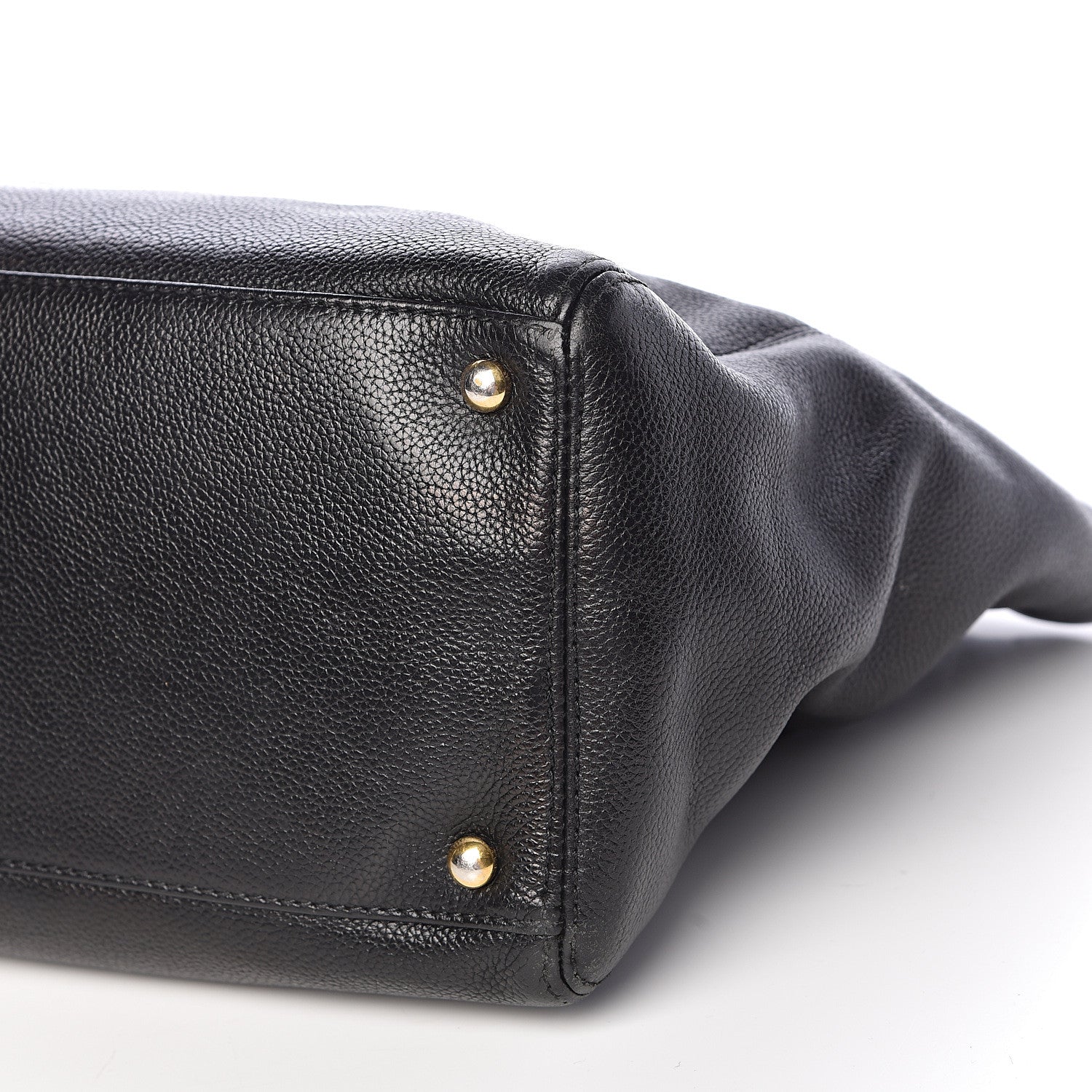 Chanel Calfskin Cerf Executive Shopper Tote Black 10 of 11