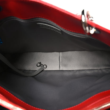 Chanel Caviar Quilted Grand Shopping Tote GST Red 6 of 11