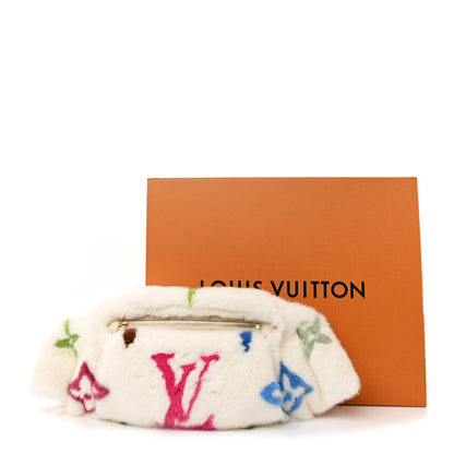 Louis Vuitton LV X TM Mink Ostrich Monogram Bum Bag White Multicolor 10 of 10
