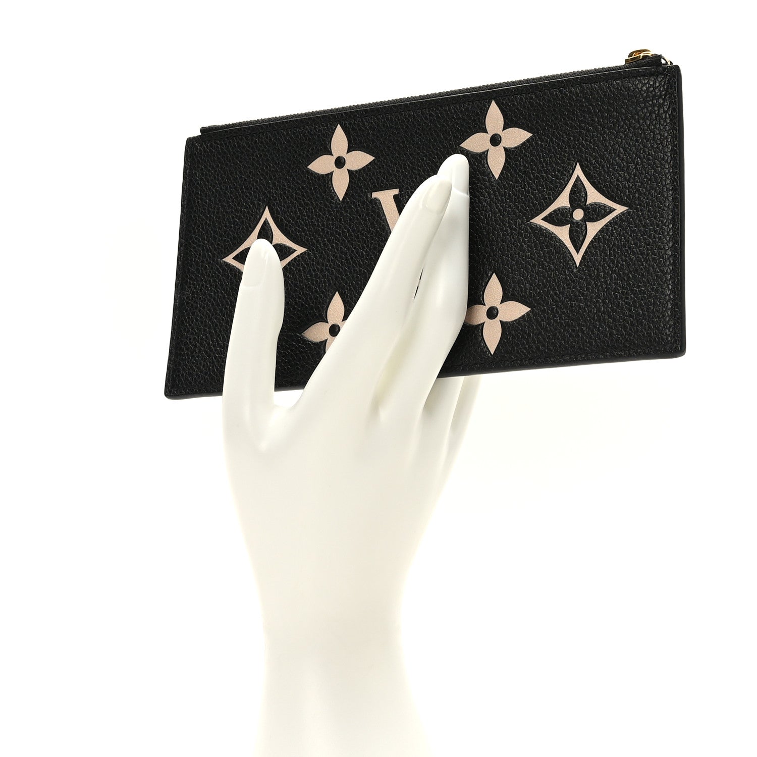 Louis Vuitton Empreinte Monogram Giant Pochette Felicie Zippered Insert Black 2 of 6