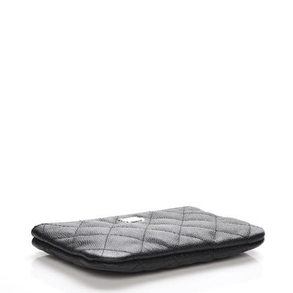 Chanel Caviar Quilted Small Cosmetic Case Black 4 of 8