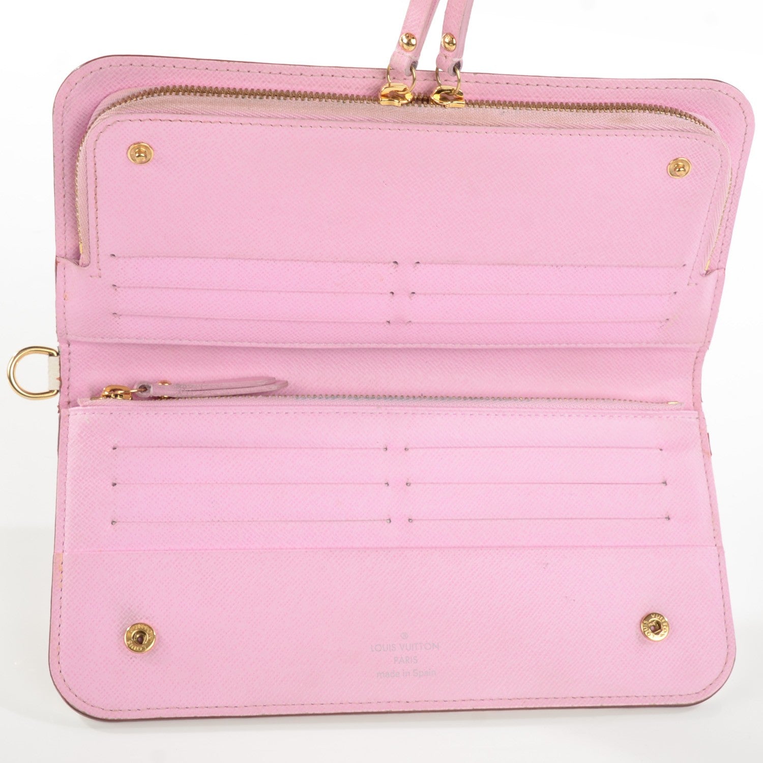 Louis Vuitton Monogram Multicolor Insolite Wallet White Litchi 7 of 11