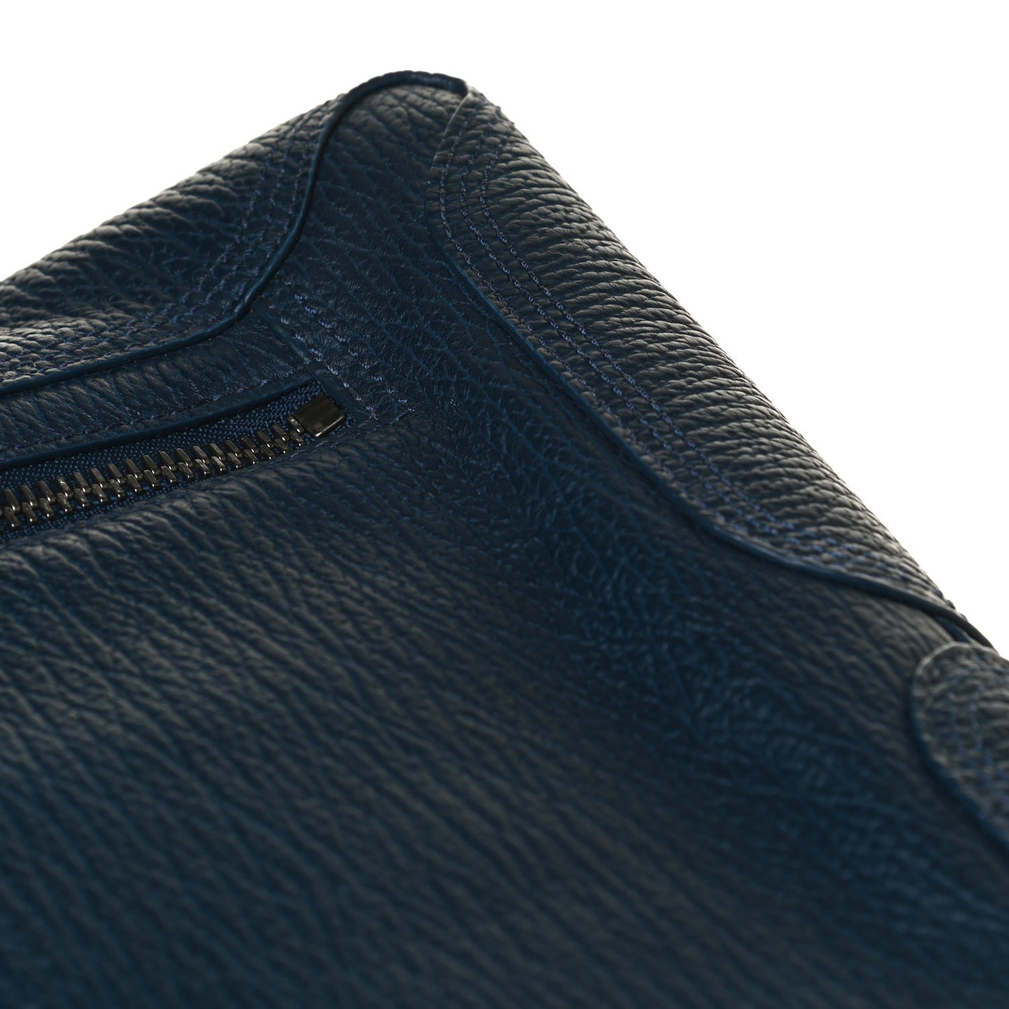 Textured Calfskin Pashli Backpack Navy