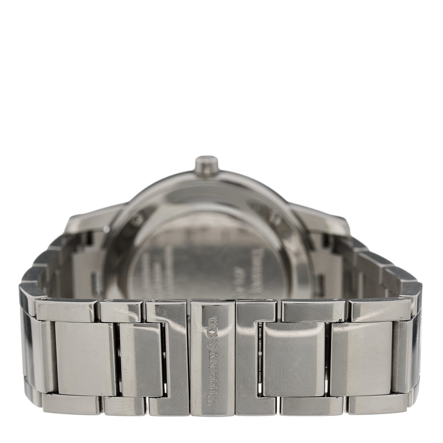 Stainless Steel 37mm Atlas 2-Hand Quartz Watch Black