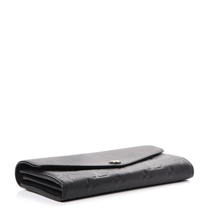 Louis Vuitton Empreinte Sarah Wallet NM Black 3 of 9