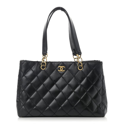 Chanel Calfskin Stitch Surpique Tote Black 1 of 21
