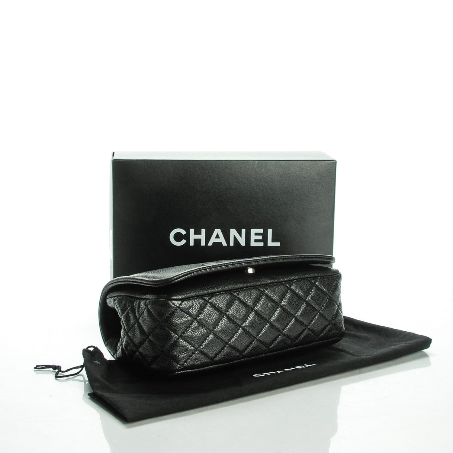 Chanel Caviar Medium Timeless CC Flap Black 4 of 7