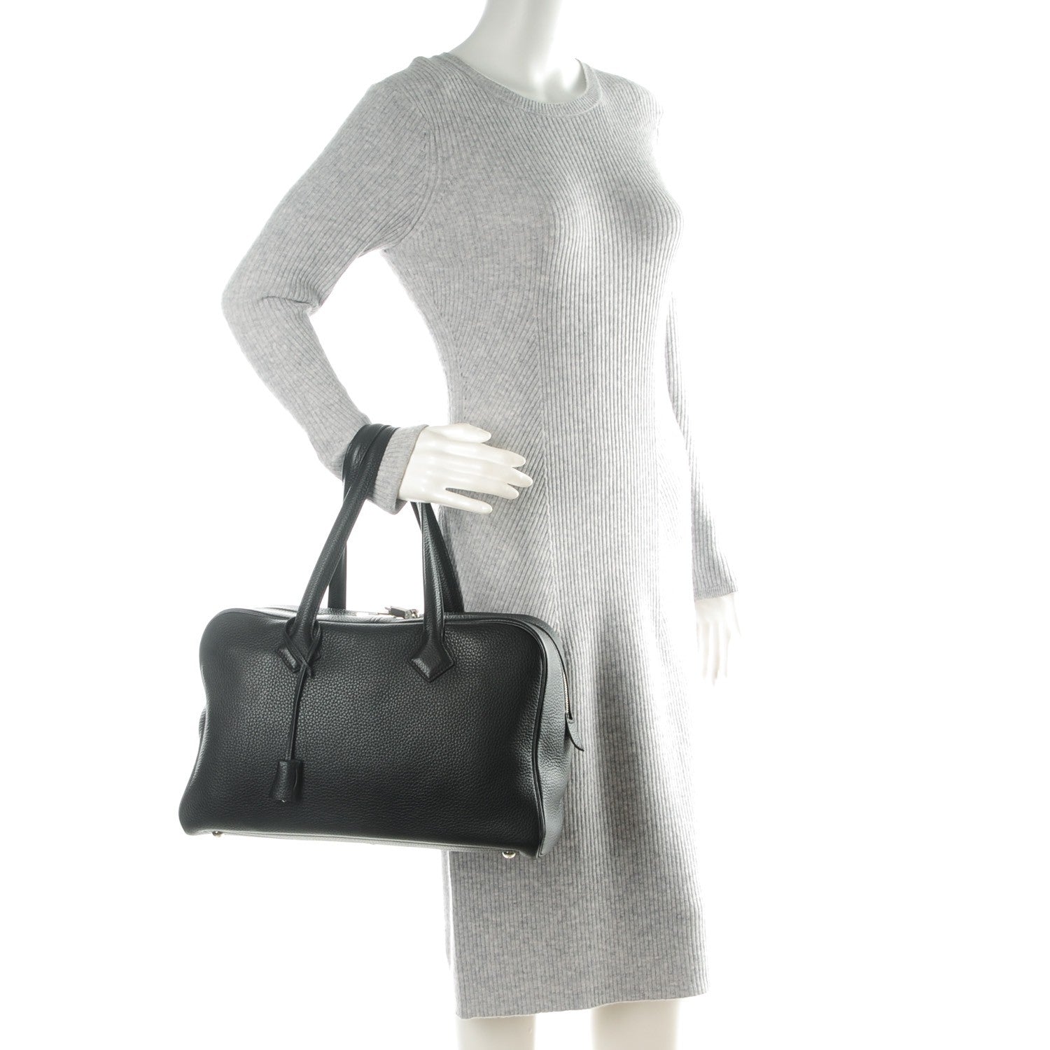Hermes Togo Victoria II 35 Black 2 of 7