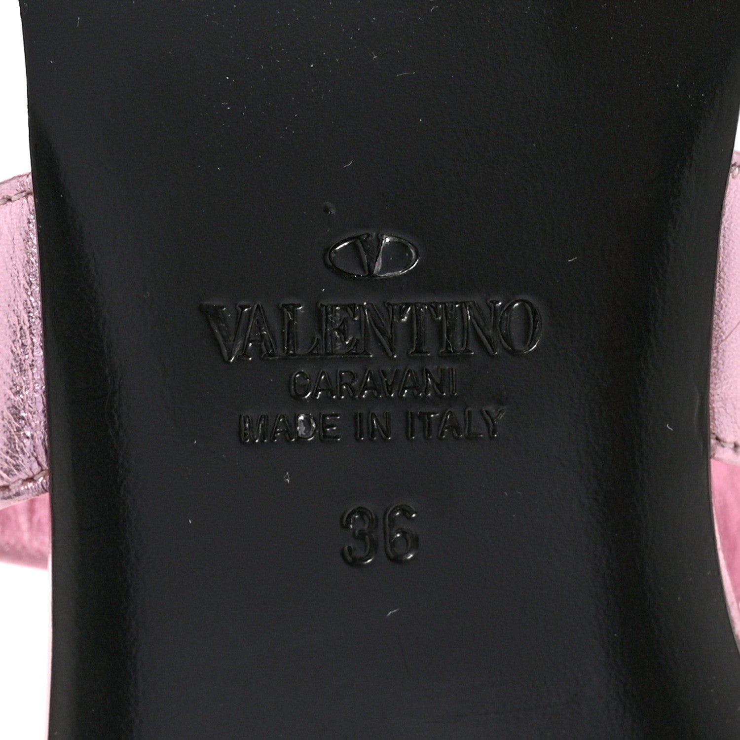 Valentino Garavani Metallic Nappa Roman Stud Flat Slide Sandals 36 Giacinto 8 of 12
