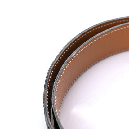 Hermes Box 32mm Belt Strap 65 Black Gold 9 of 10