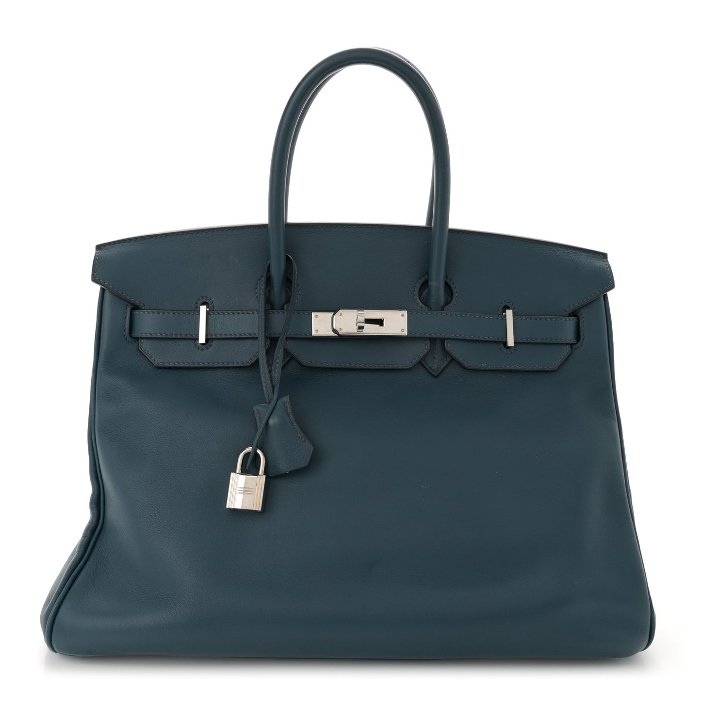 Swift Birkin 35 Bleu De Prusse