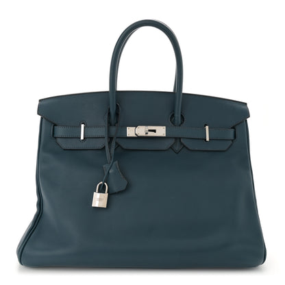 Hermes Swift Birkin 35 Bleu De Prusse 1 of 16