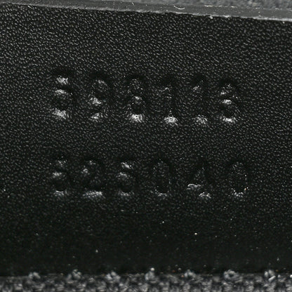 Gucci GG Supreme Monogram Web Slim Belt Bag Black Grey 8 of 9