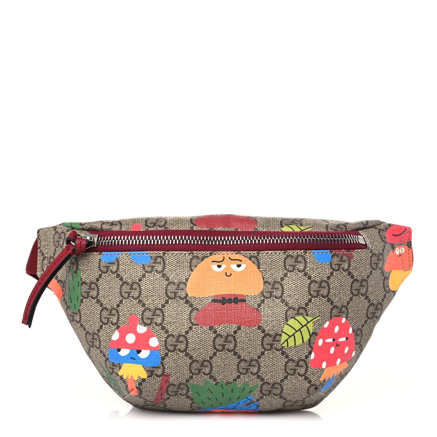 Soft GG Supreme Monogram Dancing Woodland Childrens Belt Bag Beige Ebony Multicolor