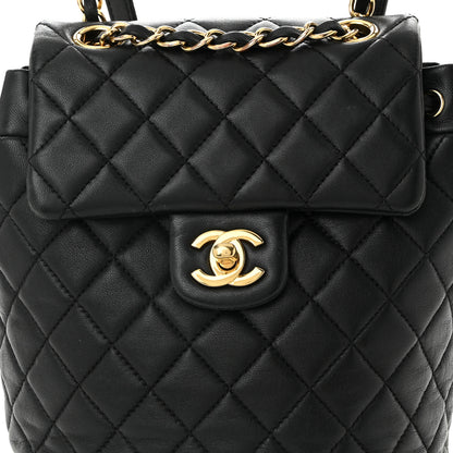 Chanel Lambskin Quilted Mini Urban Spirit Backpack Black 8 of 12
