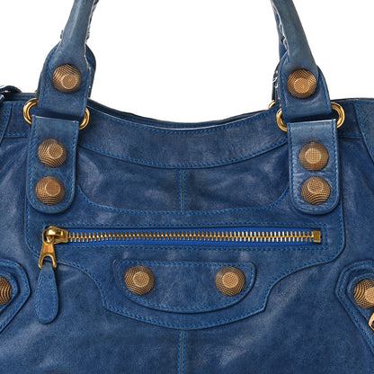 Balenciaga Agneau Giant 21 Gold Hardware Part Time Electric Bleu 9 of 11