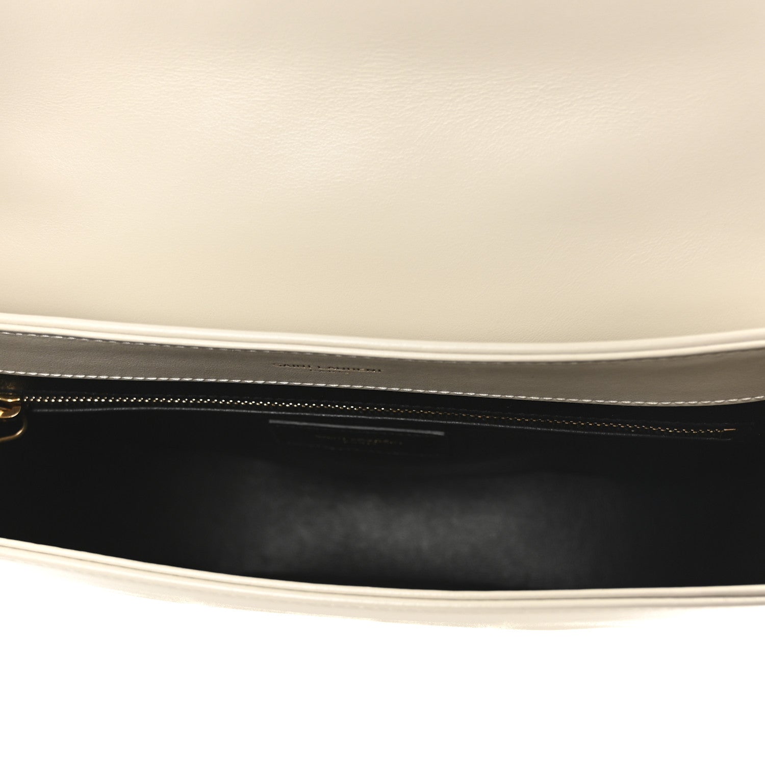 Saint Laurent Calfskin Quilted Y Joan Satchel Crema Soft 5 of 10