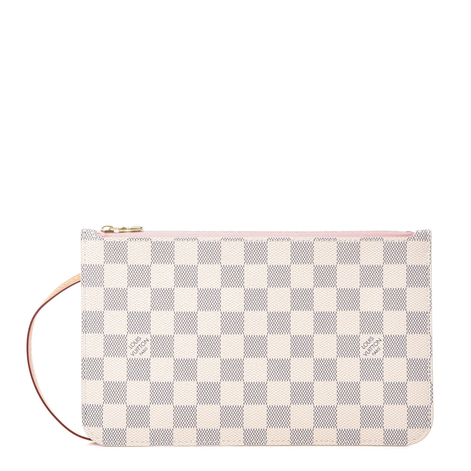 Louis Vuitton Damier Azur Neverfull MM GM Pochette Rose Ballerine 1 of 8