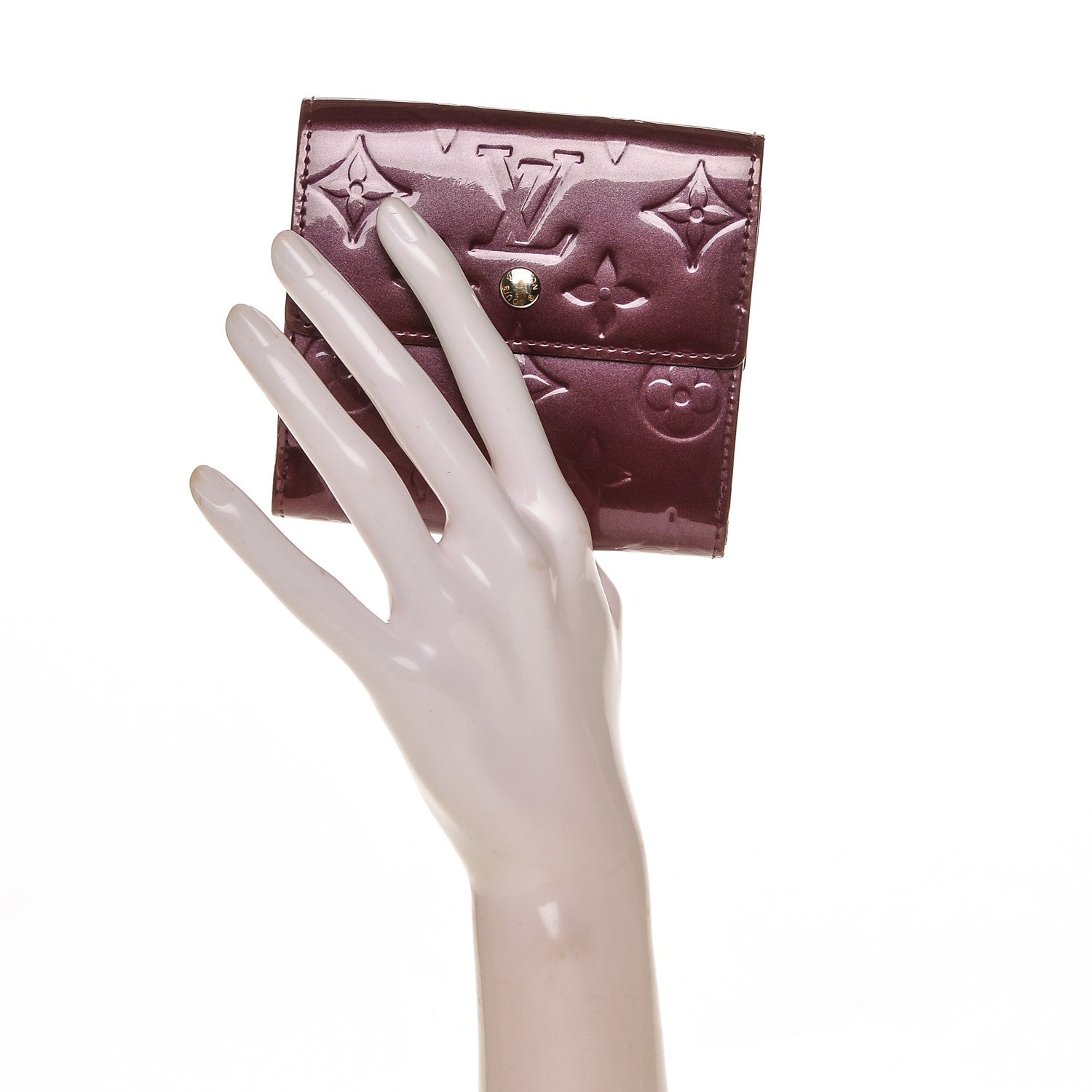 Louis Vuitton Vernis Elise Wallet Violet 2 of 7